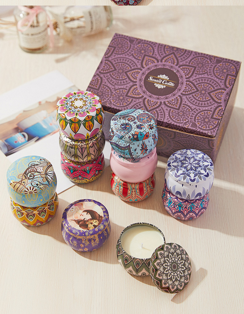 Tinplate scented candle jar candle jar wholesale