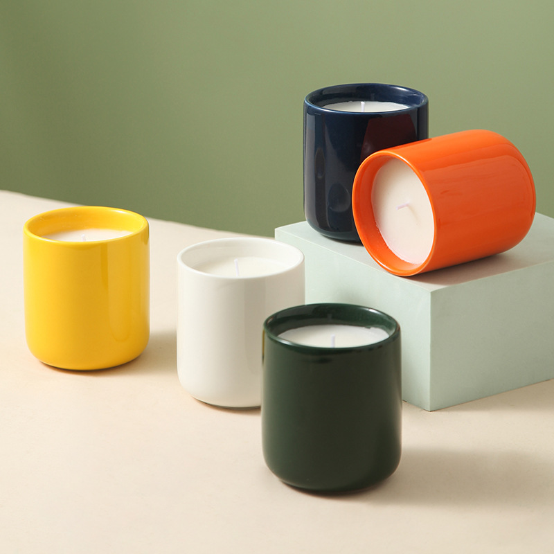 Bright Aromatherapy Ceramic Candle Jars candle jar wholesale