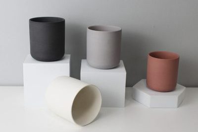 Colorful 8 oz ceramic candle jar in bulk (6)