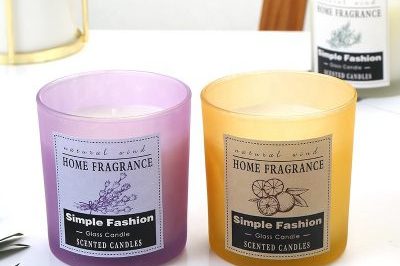 Empty matt white 200ml luxury candle jars (5)