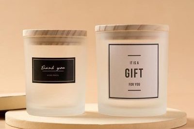 Glass candle jars