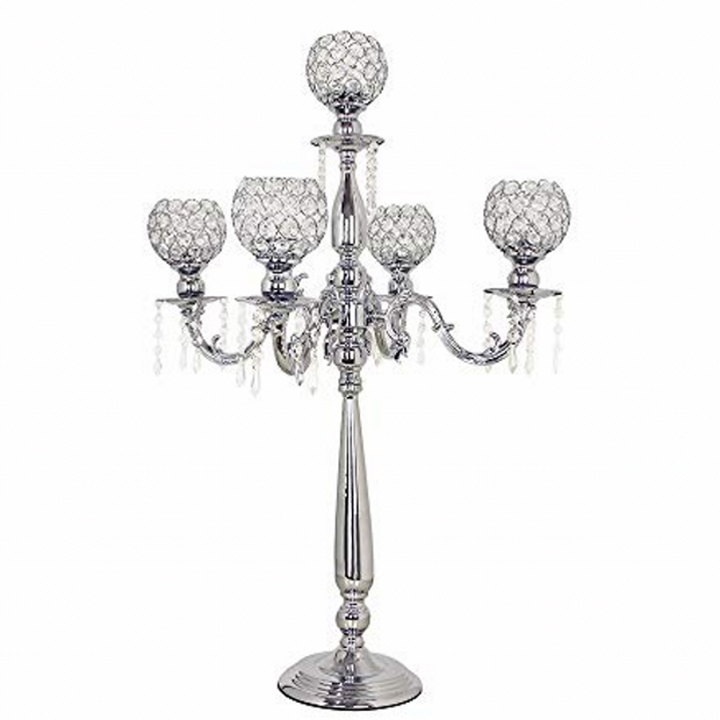 Gold crystal candle holders for dinner party candle jar wholesale