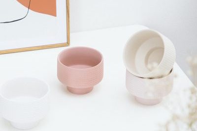 Nordic matt ceramic candle vessels jars (3)