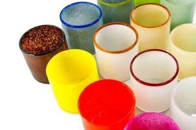 Round shape pouring wax glass candle jar (5)