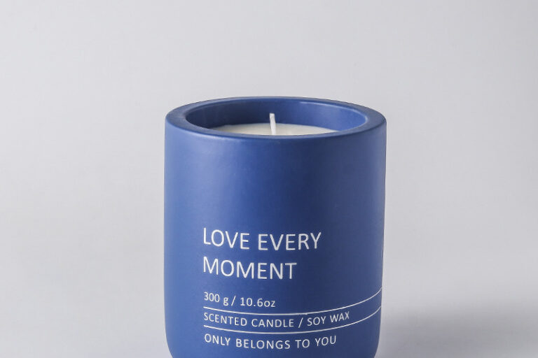 Coral Cement Cup Ceramic Candle Jars (6)