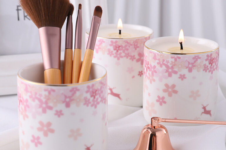 Ins Wind Nordic Soybean Ceramic Candle Jars (6)