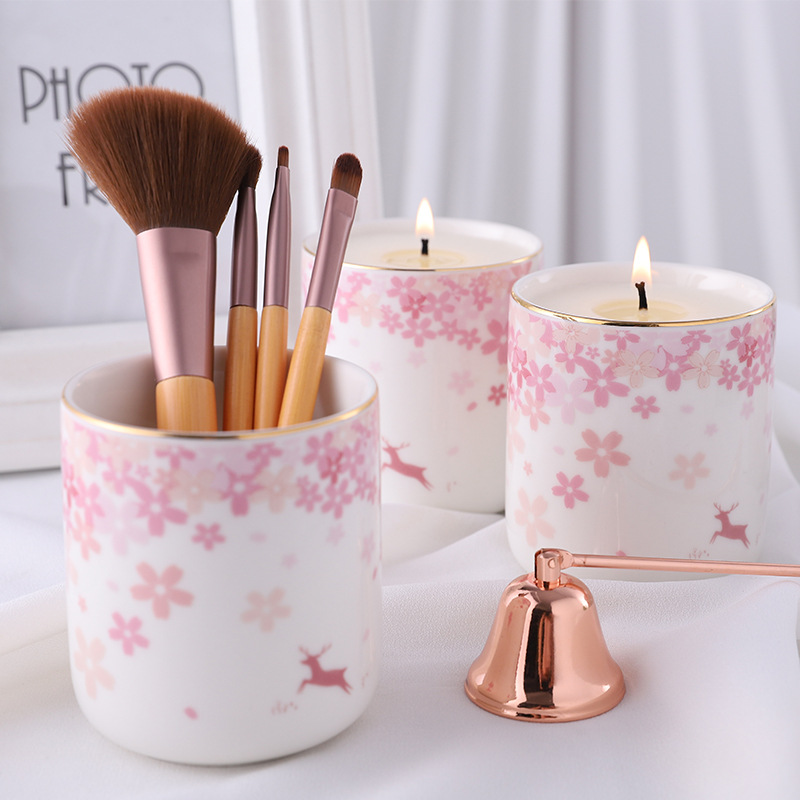 Seasonal delights holiday themed candle tins candle jar wholesale