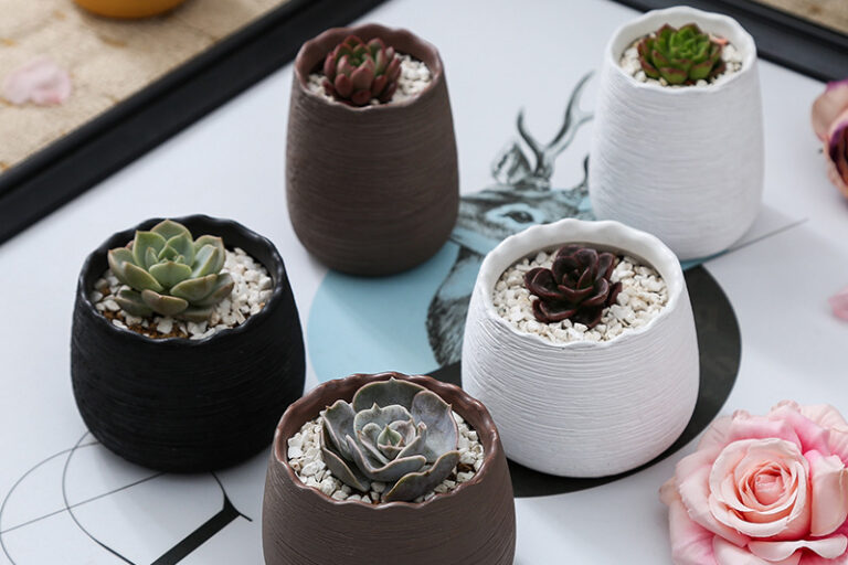 New Brushed Aromatherapy Ceramic Candle Vessel (1)