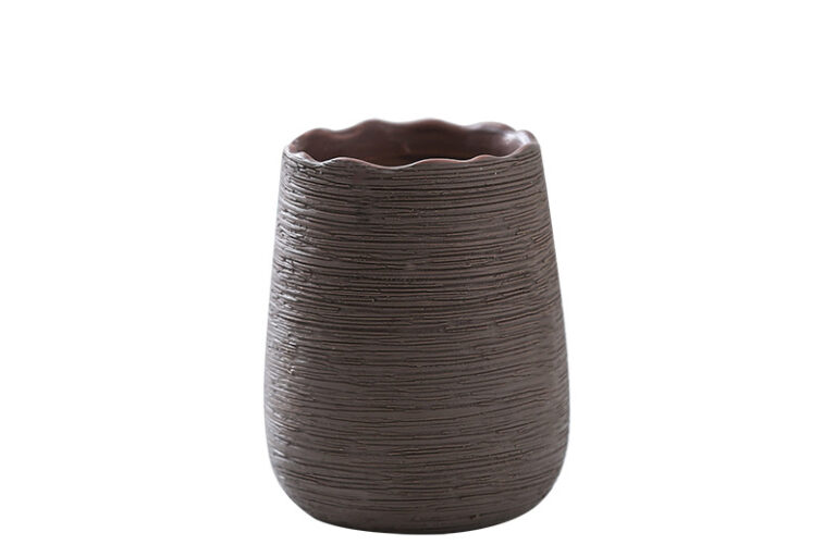 New Brushed Aromatherapy Ceramic Candle Vessel (2)