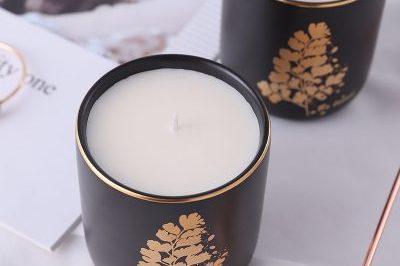 New Matte Black And White Ceramic Candle Jars (2)