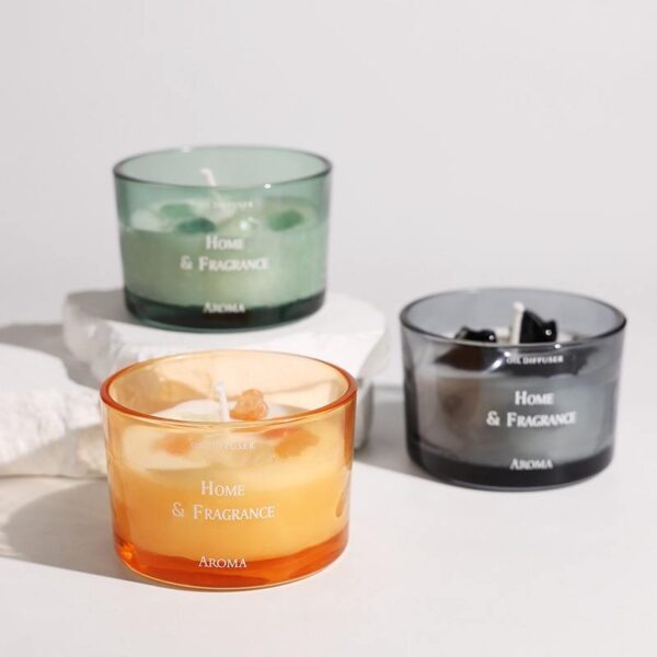 Glass Candle Jars with Custom Logo