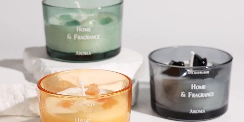 Glass Candle Jars with Custom Logo