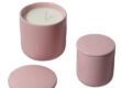 Alt:Creative Macaron Ceramic Candle Jar Manufacturer with Lid
