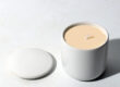 Alt:Creative Macaron Ceramic Candle Jar Manufacturer with Lid