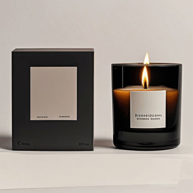 Glass Candle Vessels with Lids