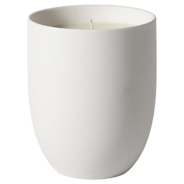 White Ceramic Candle Jar