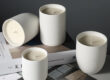 White Ceramic Candle Jar