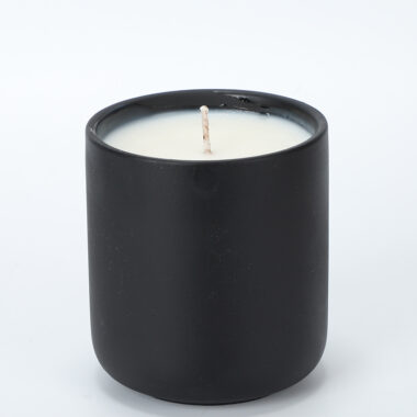 Matte Ceramic Candle Jar with Lid
