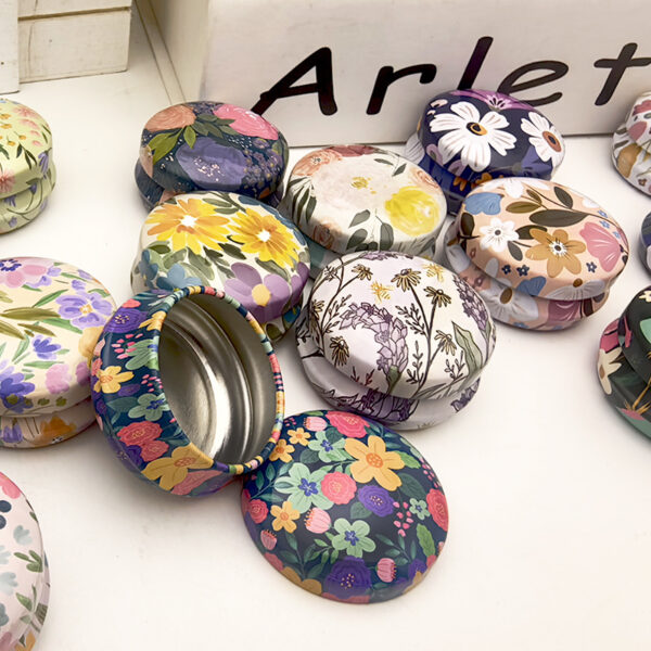 Mini Round Candle Tins for Balms