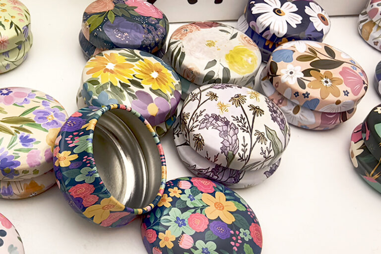 Mini Round Candle Tins for Balms