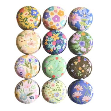 Mini Round Candle Tins for Balms