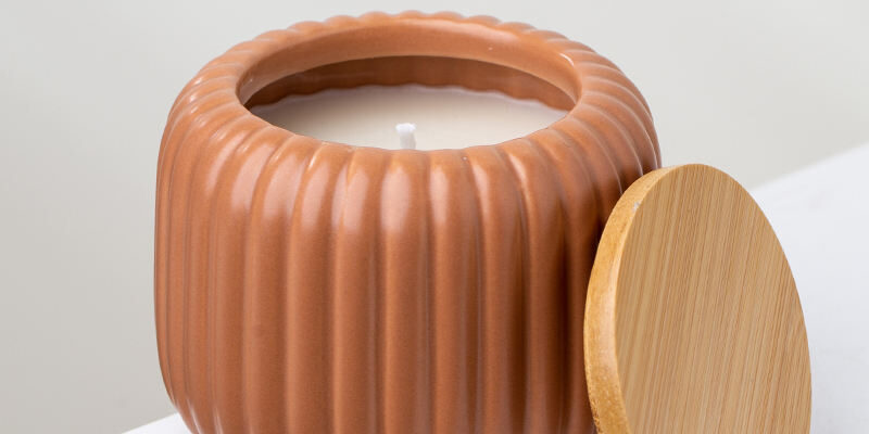 Ceramic Candle Vessels with Lids