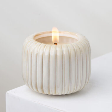 Ceramic Candle Vessels with Lids