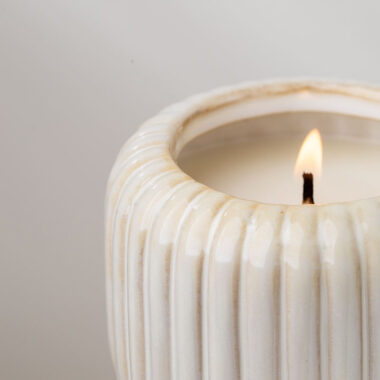 Ceramic Candle Vessels with Lids