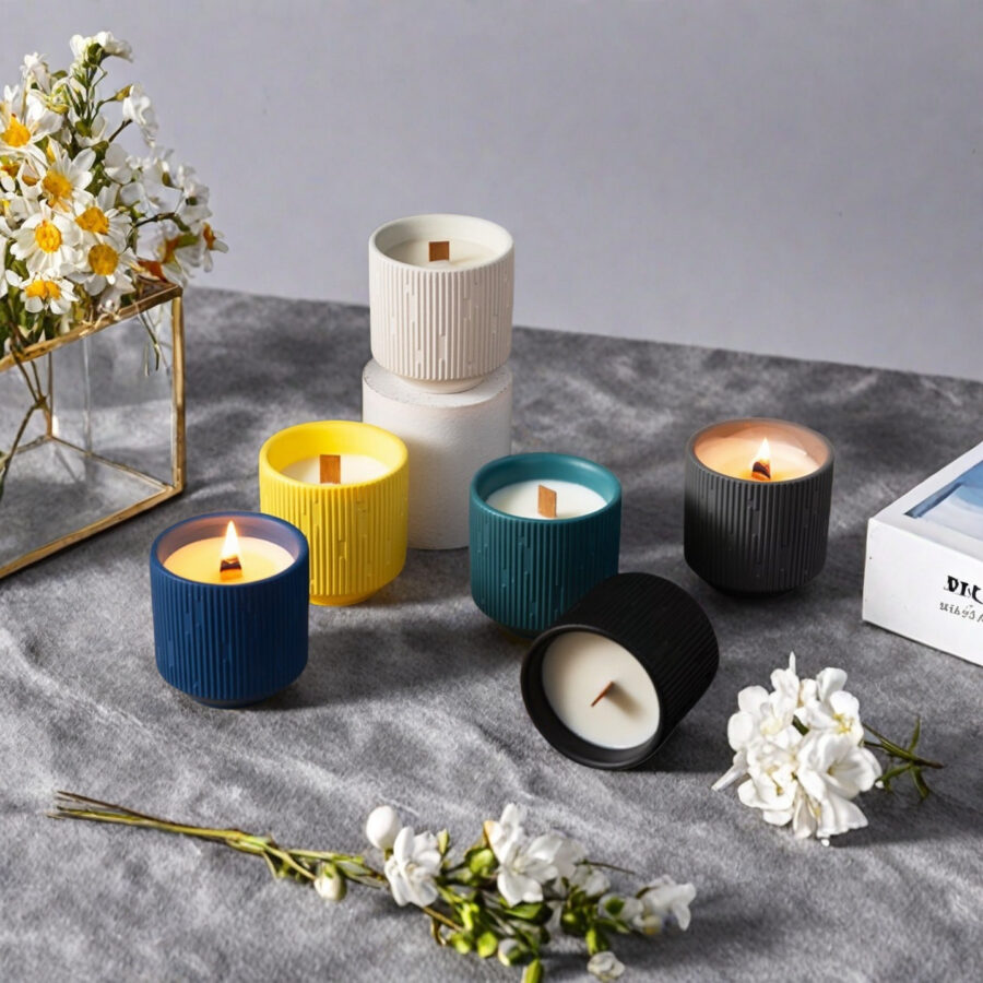 Ceramic Candle Cups for Aromatherapy