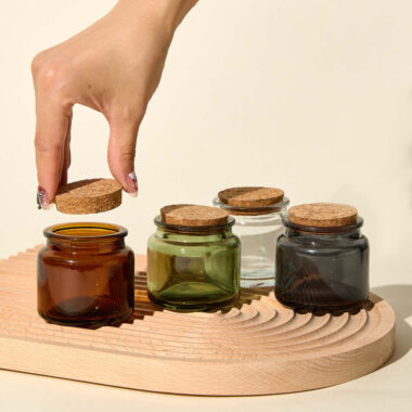 Wholesale Glass Candle Jars with Cork