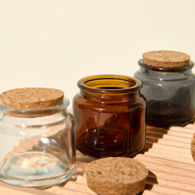 Wholesale Glass Candle Jars with Cork