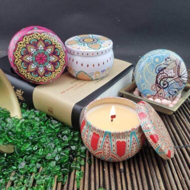 Luxury Candle Tins with Lids in Multiple Sizes
