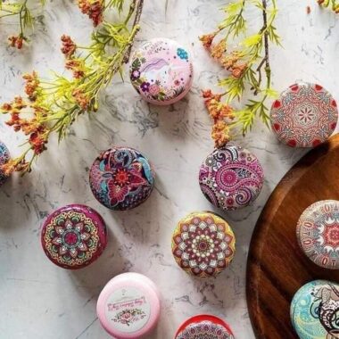 Luxury Candle Tins with Lids in Multiple Sizes