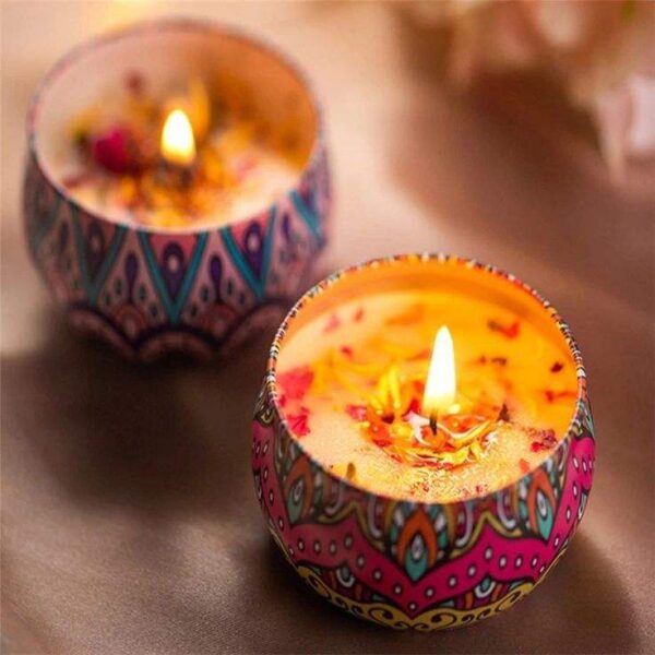 Luxury Candle Tins with Lids in Multiple Sizes