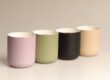 Ceramic Candle Cup Sets with Lids
