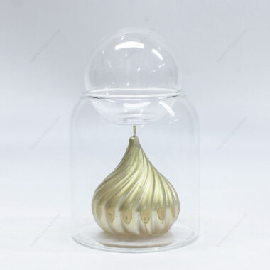 glass candle jars with cork lid