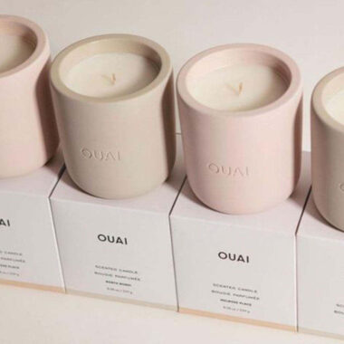 Luxury scented candle jars with lids