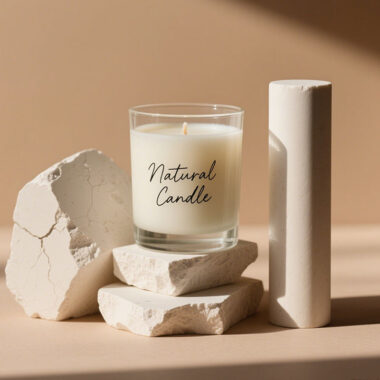 Customized luxury frosted glass candle jars