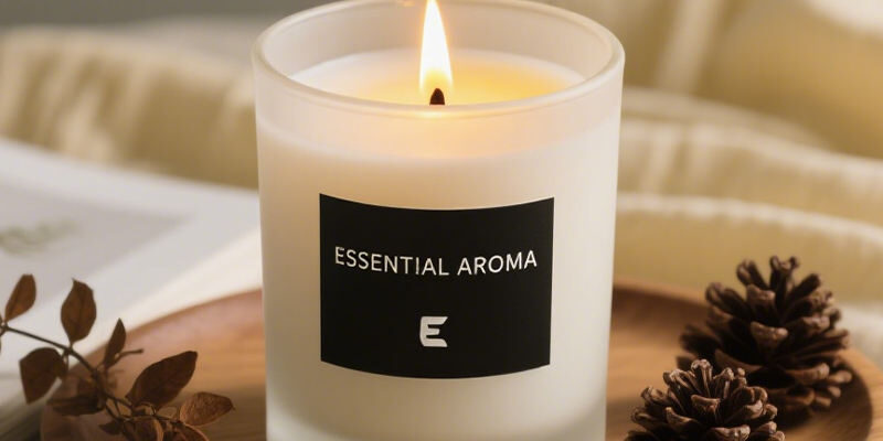 Customized luxury frosted glass candle jars