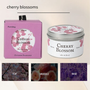 mini round metal candle tins