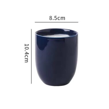 black ceramic candle jars with lids