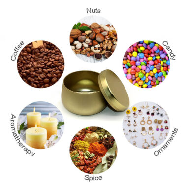 8oz seamless metal tin cans