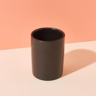 matte ceramic candle jars with lids