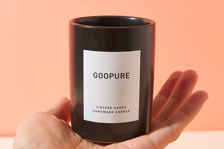 matte ceramic candle jars with lids