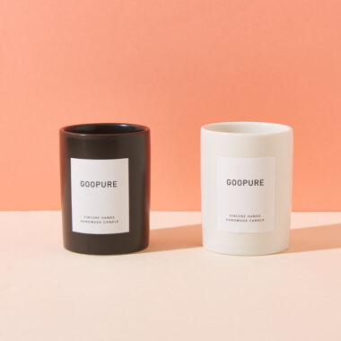 matte ceramic candle jars with lids