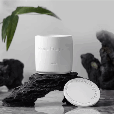 High quality simple ceramic candle jars