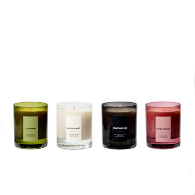 clear luxury glass candle jars