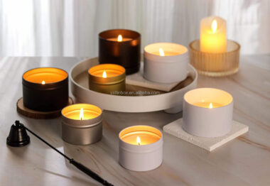 Custom 8oz scented candle tins