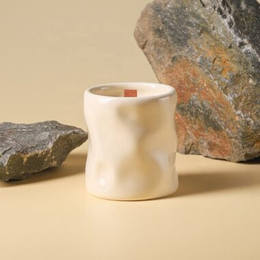 Nordic porcelain candle containers