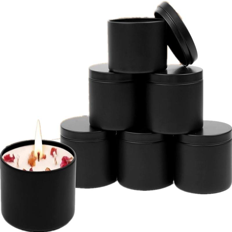 Wholesale seamless 8oz candle tins